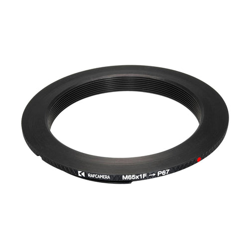 M65x1 female thread to Pentax 67 camera mount adapter, 3mm flange