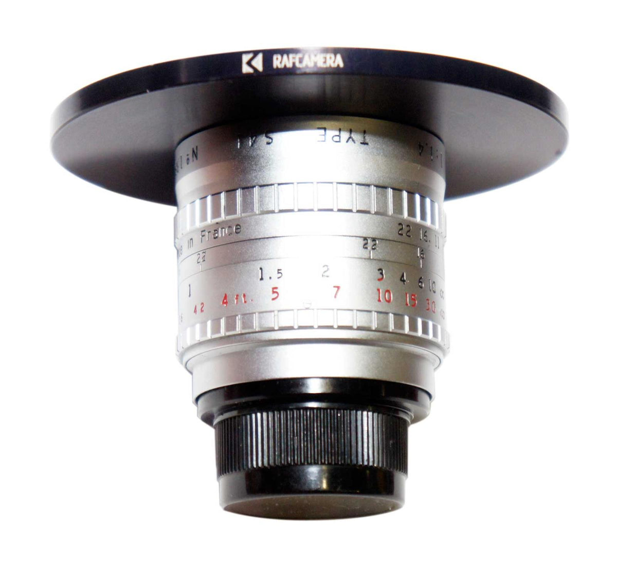 M39.3x0.7 male to M77x0.75 female thread adapter (39.3mm to 77mm step-up ring)