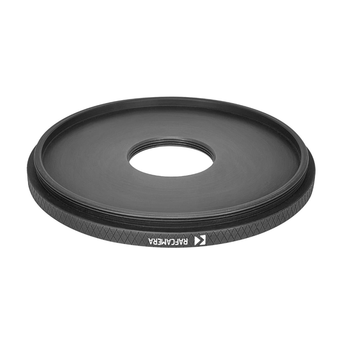 M77x0.75 male to M25x0.75 female thread adapter (77mm to 25mm step-down ring)