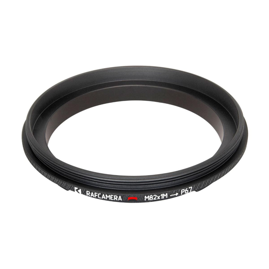 M82x1 male thread to Pentax 67 camera mount adapter