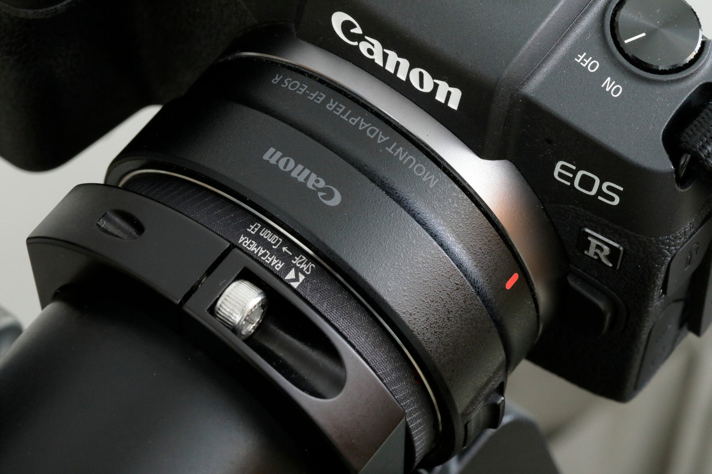 SM2 female thread to Canon EOS EF camera mount adapter