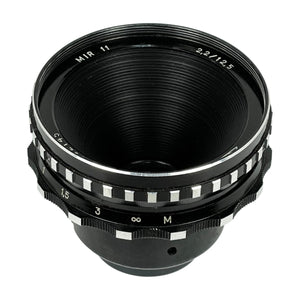 Set of 3 lenses for Krasnogorsk-2 movie camera