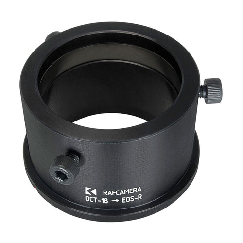 OCT-18 lens to Canon EOS-R camera mount adapter, simple