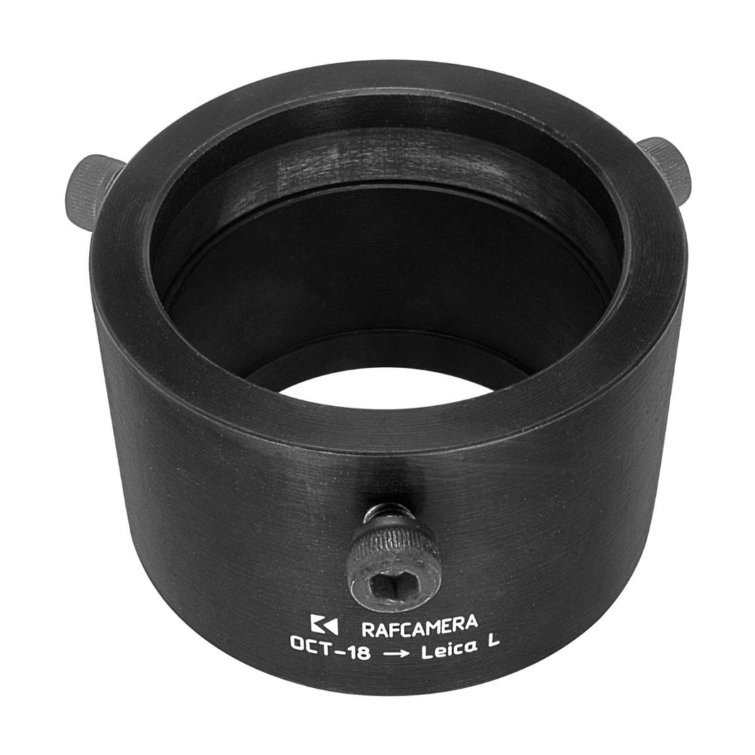 OCT-18 lens to Leica L camera mount adapter, simple