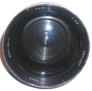 LOMO OKC1-18-1 2.8/18mm wide angle lens in Konvas OCT-18 mount