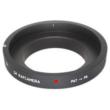 Load image into Gallery viewer, Pentax 67 lens to Pentacon Six camera mount adapter for portraits