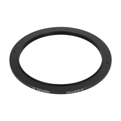 Retaining ring with M79.5x30tpi female thread for Alphax #5 shutter