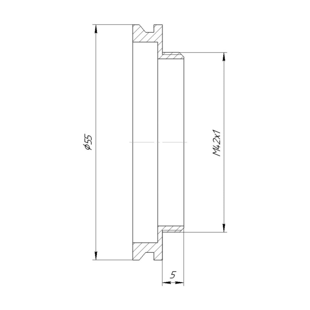 M42x1 male thread mount for Rodenstock Modular Focus Helicoid