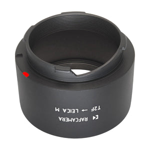 M42x0.75 (T2) female thread to Leica M camera mount adapter