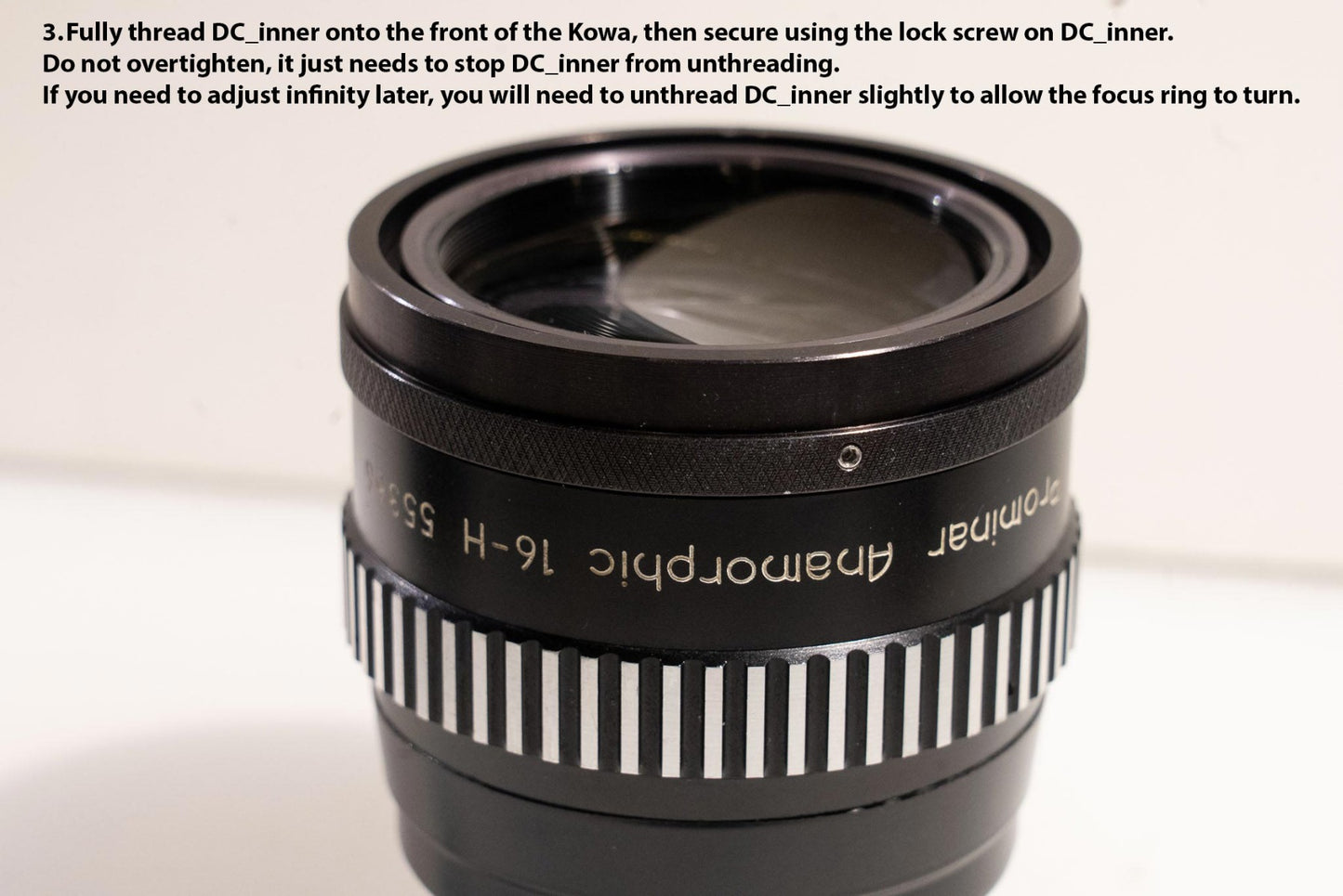 Direct Connection Kit for Kowa 16-H and VVD Vazen Variable Diopter