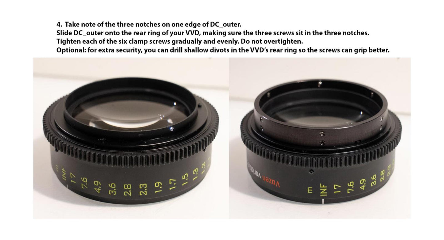 Direct Connection Kit for Kowa 16-H and VVD Vazen Variable Diopter