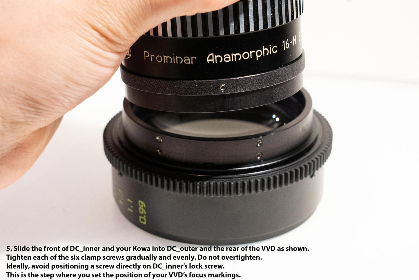 Direct Connection Kit for Kowa 16-H and VVD Vazen Variable Diopter