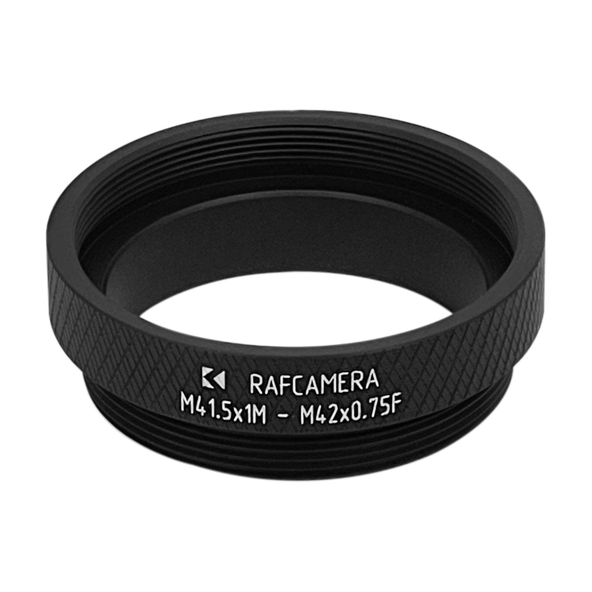 M41.5x1 male to M42x0.75 female thread adapter