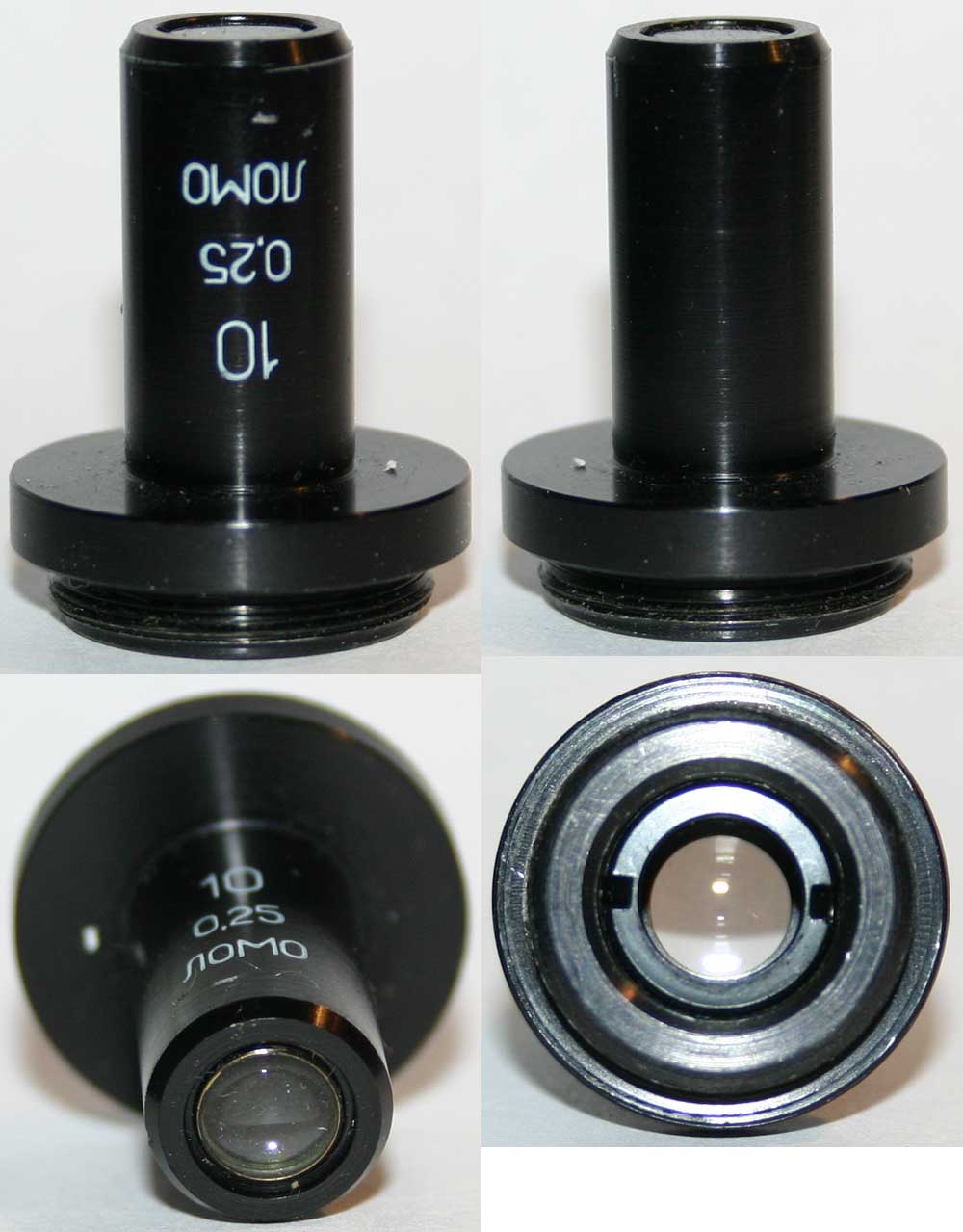 LOMO Microscope Objective - Achromat 10x0.25
