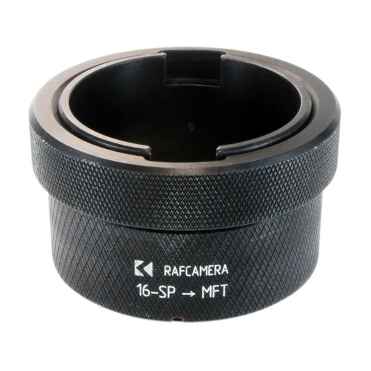 Krasnogorsk-2 (and 16-SP) lens to MFT (micro 4/3) camera mount adapter with bayonet nut