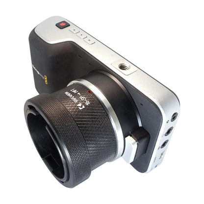 Krasnogorsk-2 (and 16-SP) lens to MFT (micro 4/3) camera mount adapter with bayonet nut