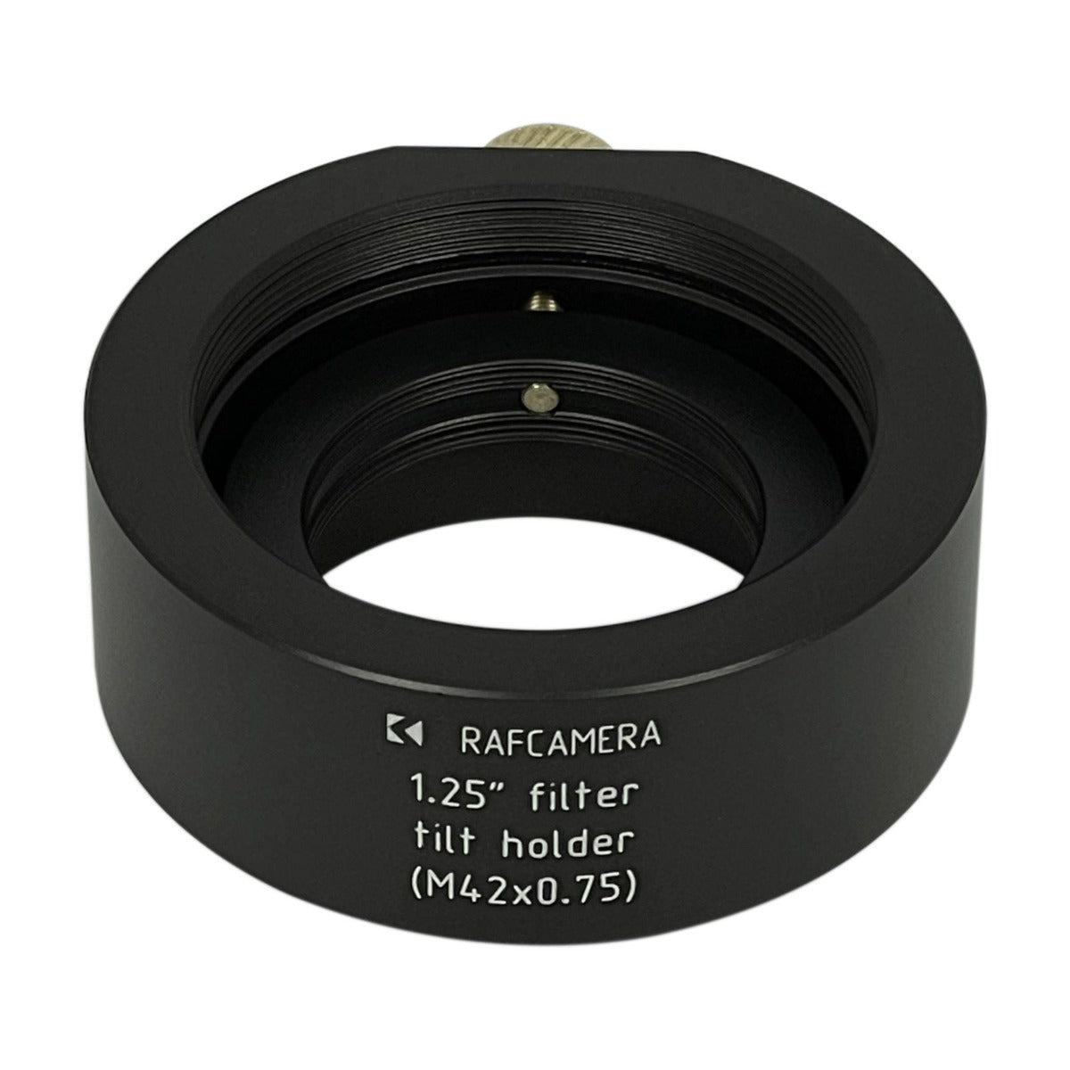 1.25" filter tilt holder with M42x0.75 male and female threads