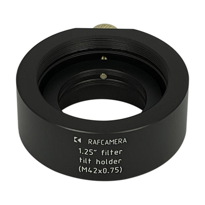 1.25" filter tilt holder with M42x0.75 male and female threads