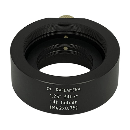 1.25" filter tilt holder with M42x0.75 male and female threads