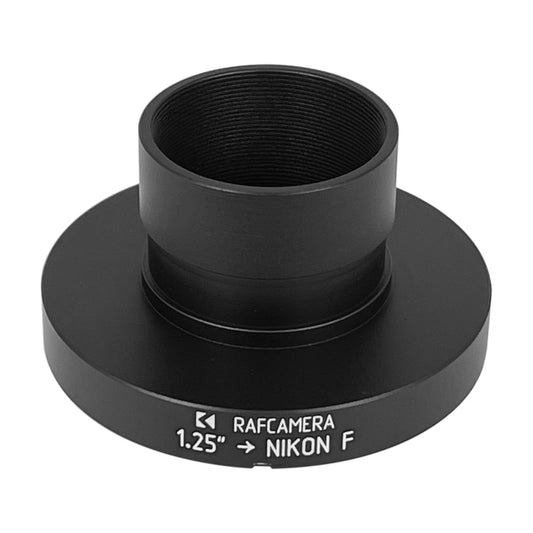1.25 inch tube to Nikon F camera mount adapter