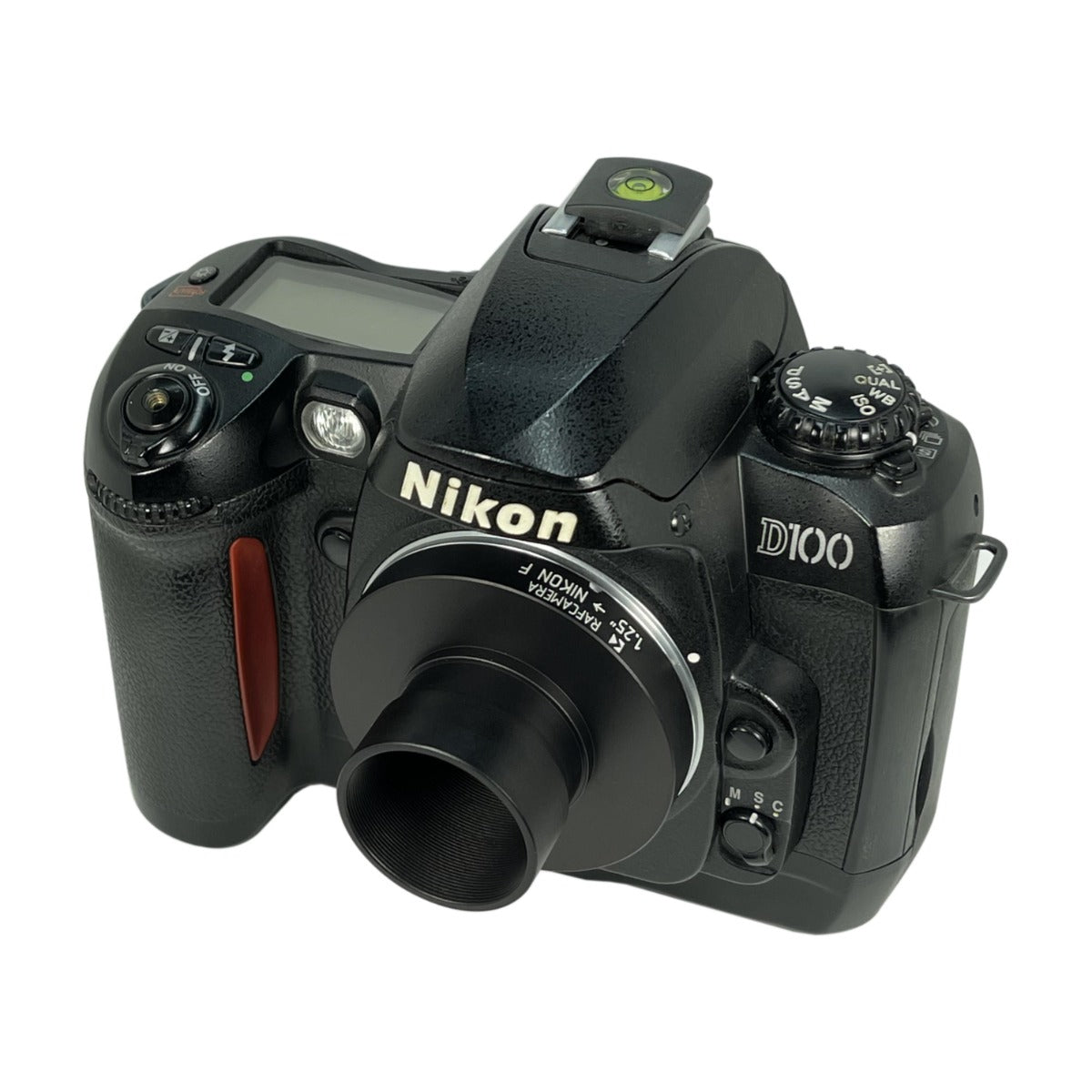 1.25 inch tube to Nikon F camera mount adapter