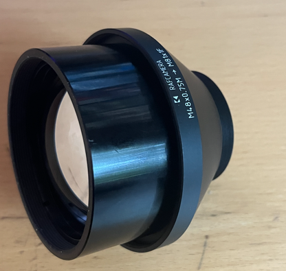 M48x0.75 male to M81x1 female thread adapter
