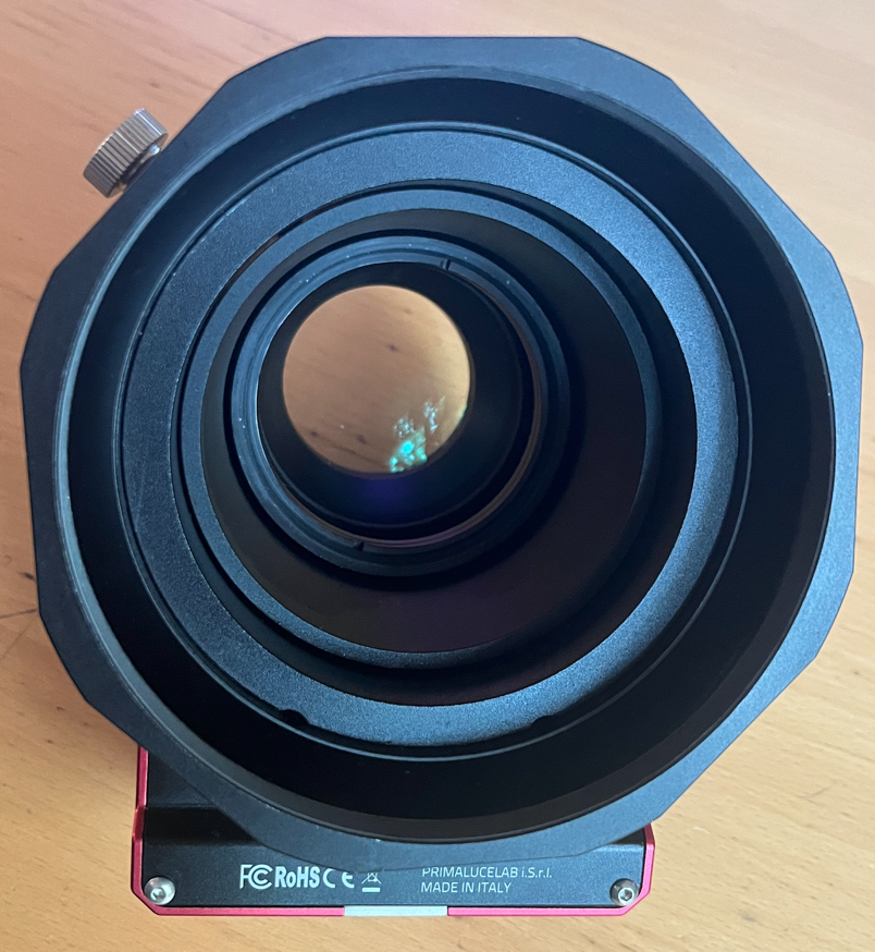 M48x0.75 male to M81x1 female thread adapter