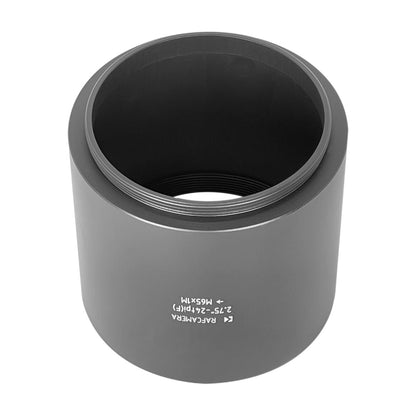 2.75"-24tpi female to M65x1 male thread adapter for Printing Nikkor 2.8/150mm