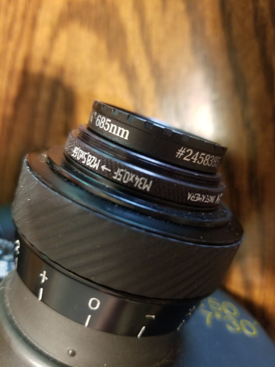 M34x0.5 female to M28.5x0.6 female thread adapter