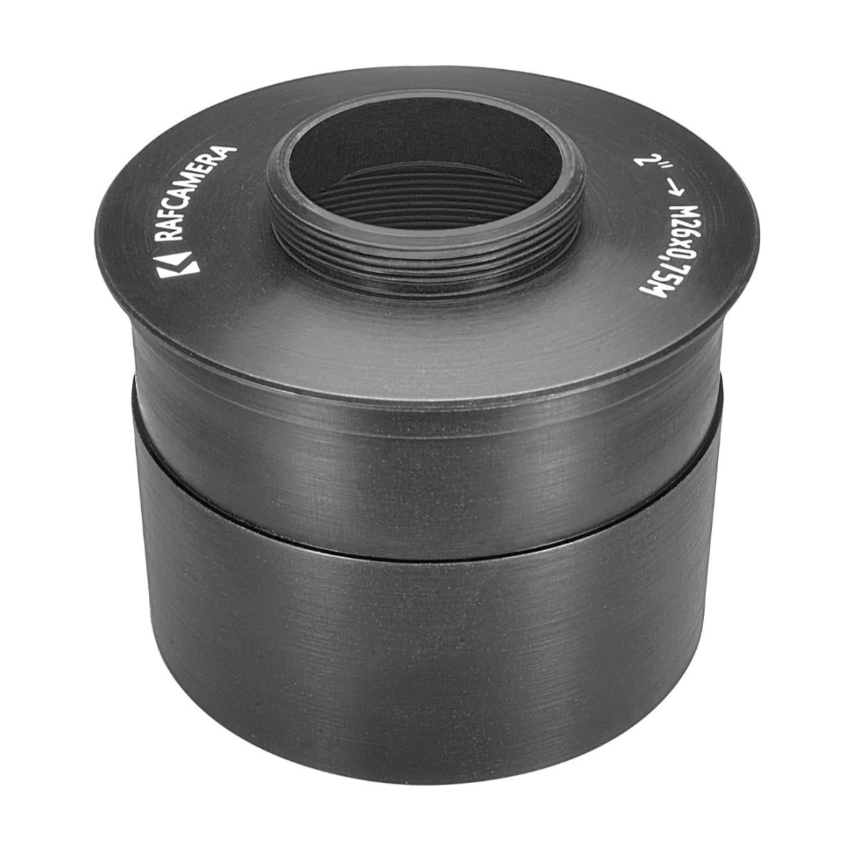 2″ telescope port to M26x0.75 adapter for William Optics binoviewer