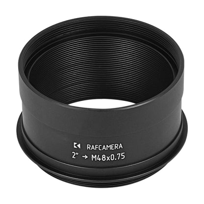 2 inch to M48x0.75 male thread adapter