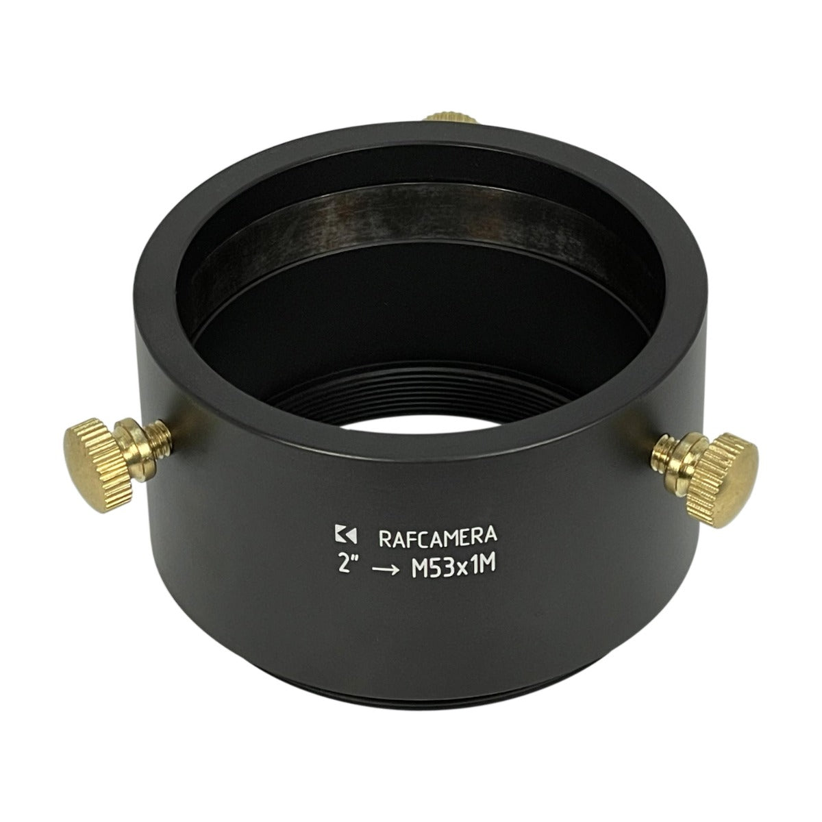 2" clamp to M53x1 male thread adapter, 30mm deep