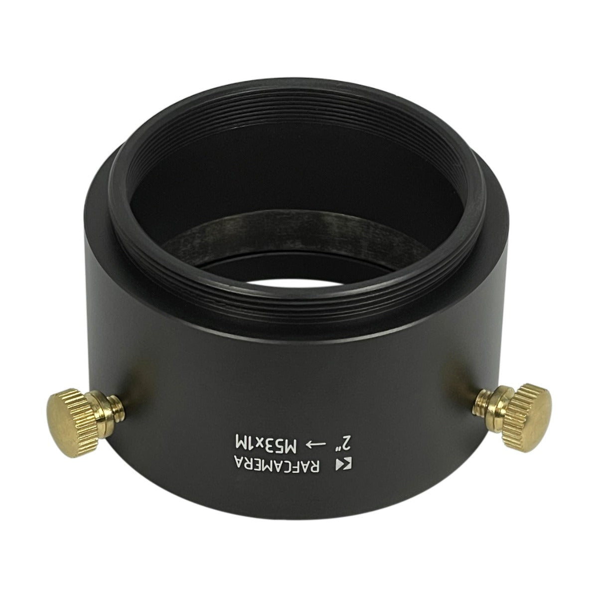 2" clamp to M53x1 male thread adapter, 30mm deep