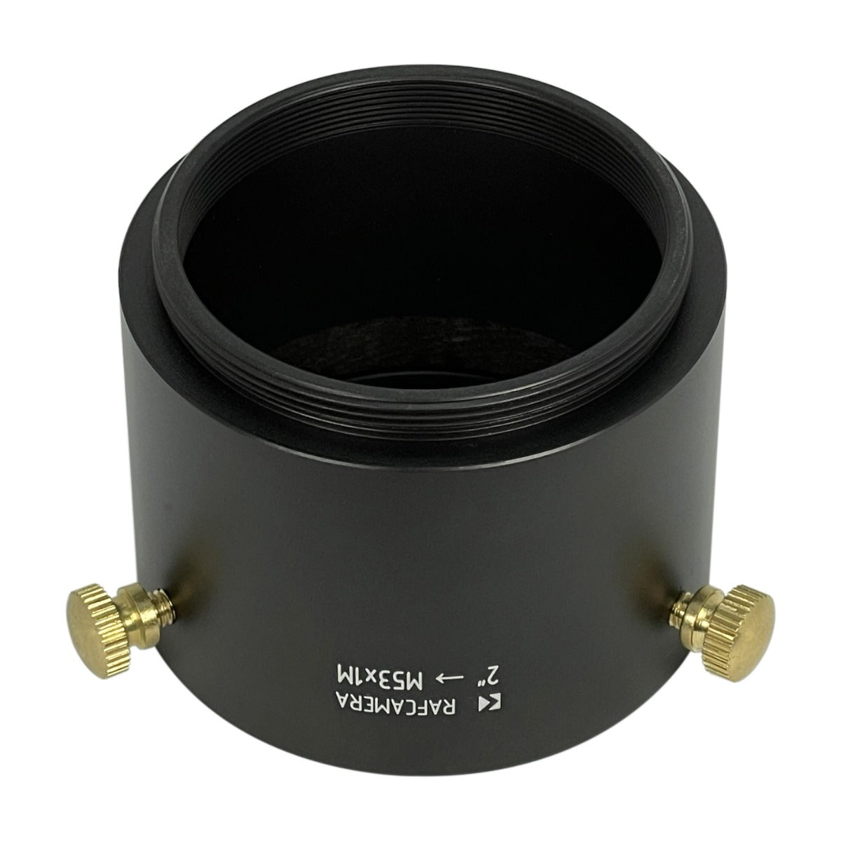 2" clamp to M53x1 male thread adapter, 40mm deep