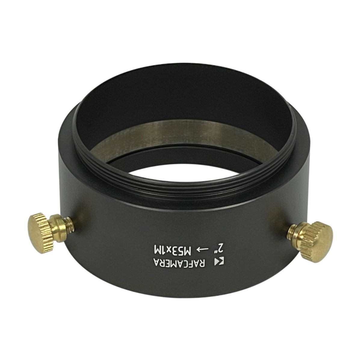 2" clamp to M53x1 male thread adapter, through