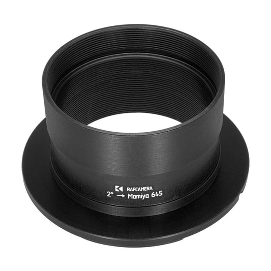 2 inch telescope port to Mamiya 645 camera mount adapter