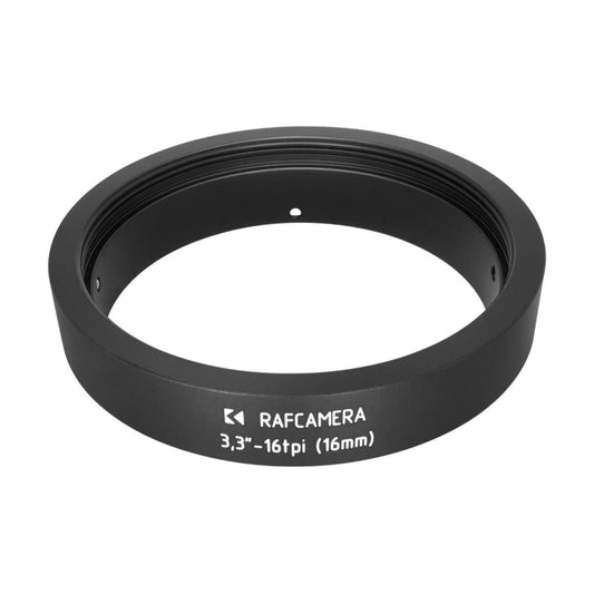 3.3"-16tpi thread extender tube (16mm long)
