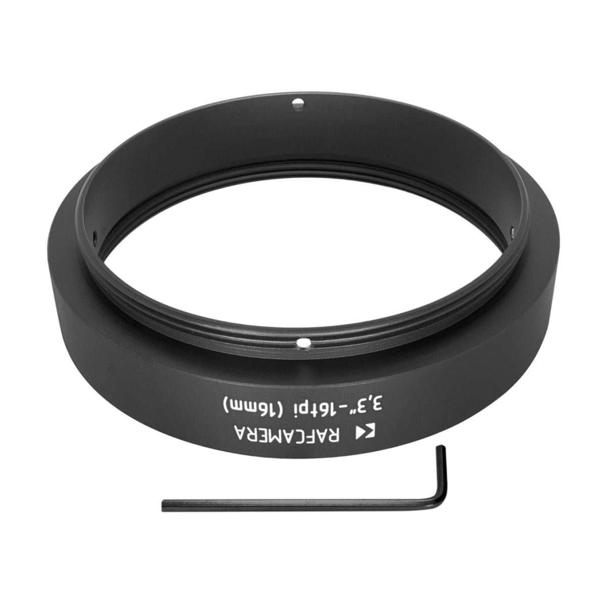 3.3"-16tpi thread extender tube (16mm long)