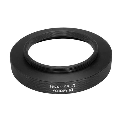 3.3"-16tpi Celestron telescope to M65x1 helicoid adapter