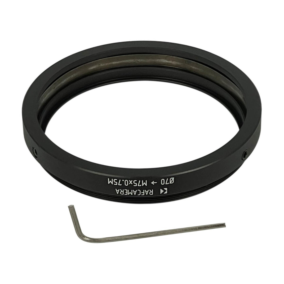 70mm clamp to M75x0.75 male thread adapter for Red ISCO Ultra-Star Plus lens