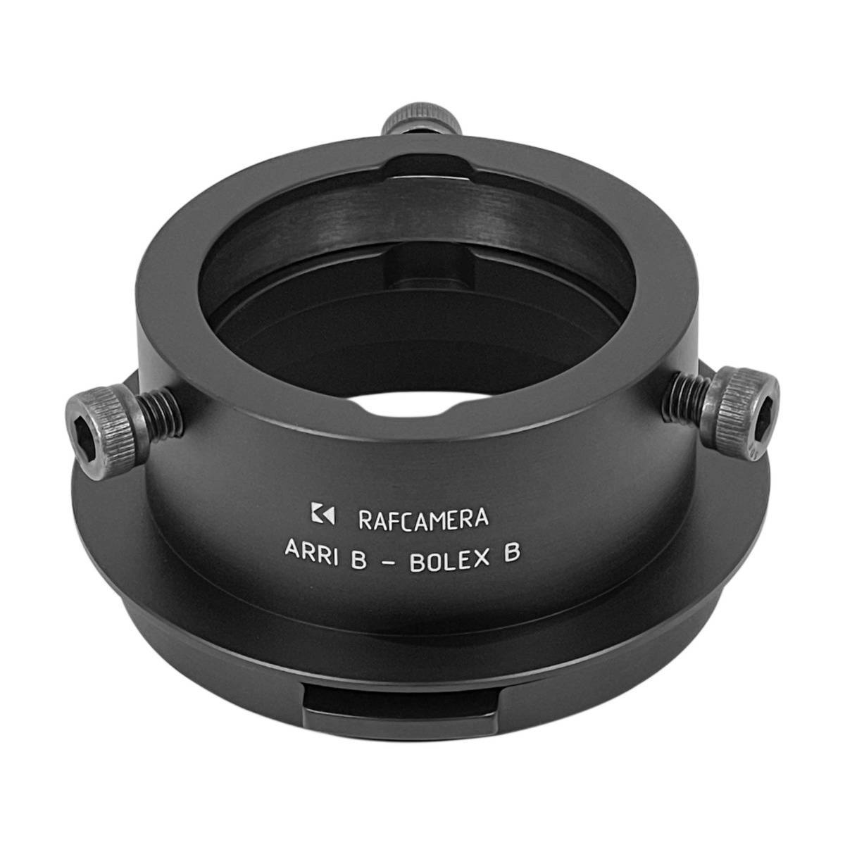 Arri B lens to Bolex Bayonet camera mount adapter