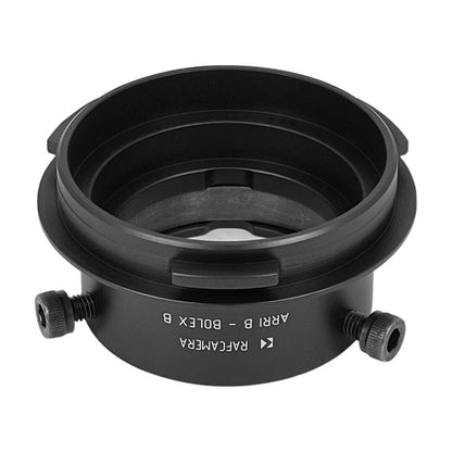 Arri B lens to Bolex Bayonet camera mount adapter