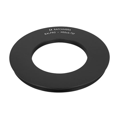 Front plate for Novoflex Balpro Universal Bellows with M50x0.75 female thread