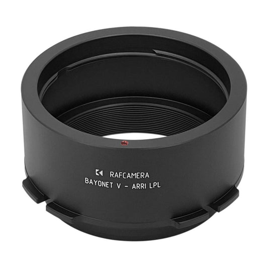 Bayonet V lens to Arri LPL camera mount adapter