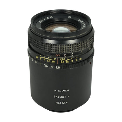 Bayonet V (Kiev-88, Salyut-S, Hasselblad 1000F) lens to Fuji GFX camera mount adapter