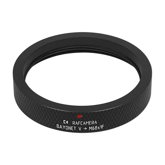 Bayonet V (Kiev-88, Salyut-S, Hasselblad 1000F) lens to Pentacon Six camera adapter