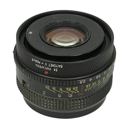 Bayonet V (Kiev-88, Salyut-S, Hasselblad 1000F) lens to Pentacon Six camera adapter