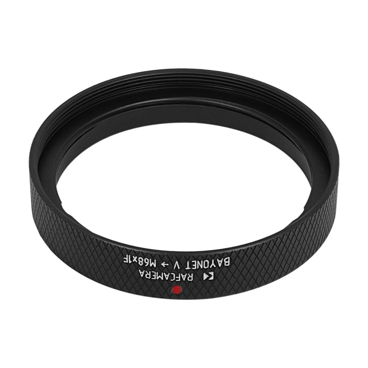 Bayonet V (Kiev-88, Salyut-S, Hasselblad 1000F) lens to Pentacon Six camera adapter