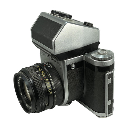 Bayonet V (Kiev-88, Salyut-S, Hasselblad 1000F) lens to Pentacon Six camera adapter