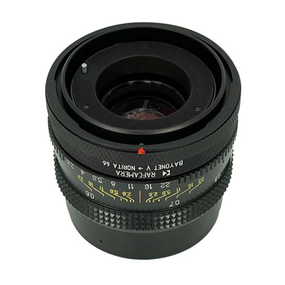 Bayonet V (Kiev-88, Salyut-S, Hasselblad 1000F) lens to Norita camera adapter